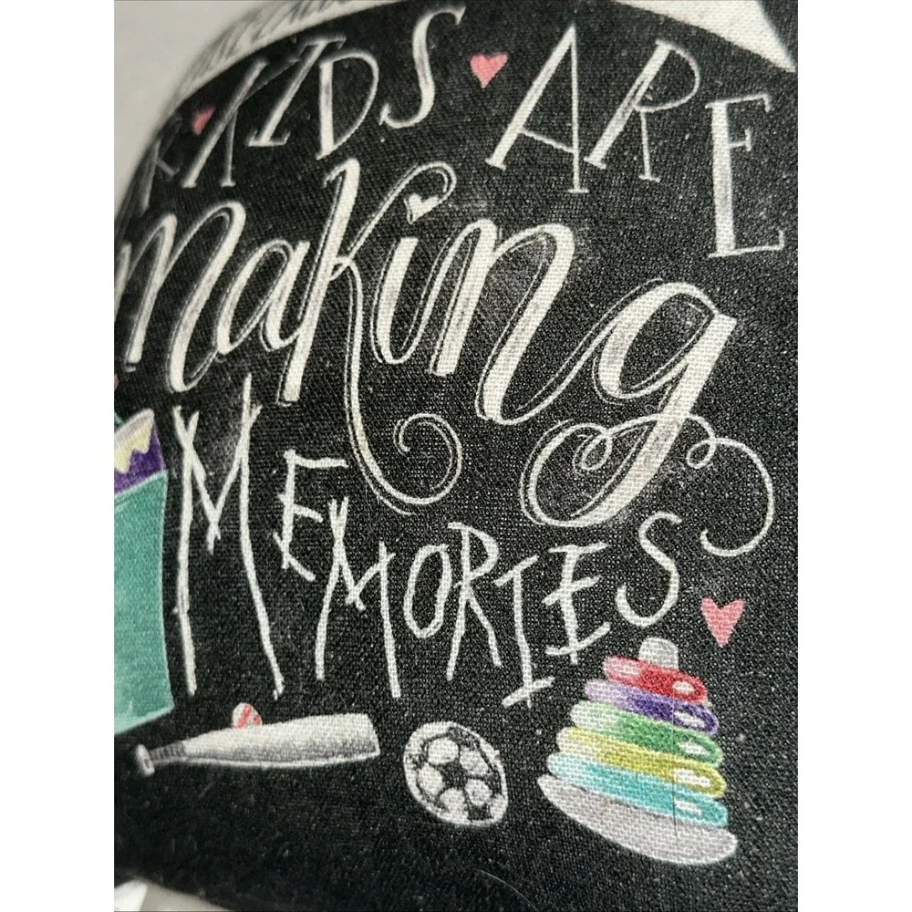 Primitives by Kathy Throw Pillow Making Memories Kids Toy Box Decorative Black
